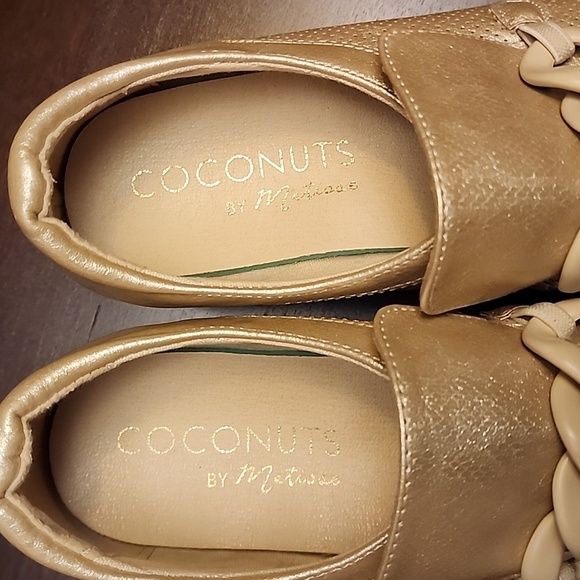Coconut by Matisse Gold Bess Platform Loafer sz 9 - Picture 2 of 8